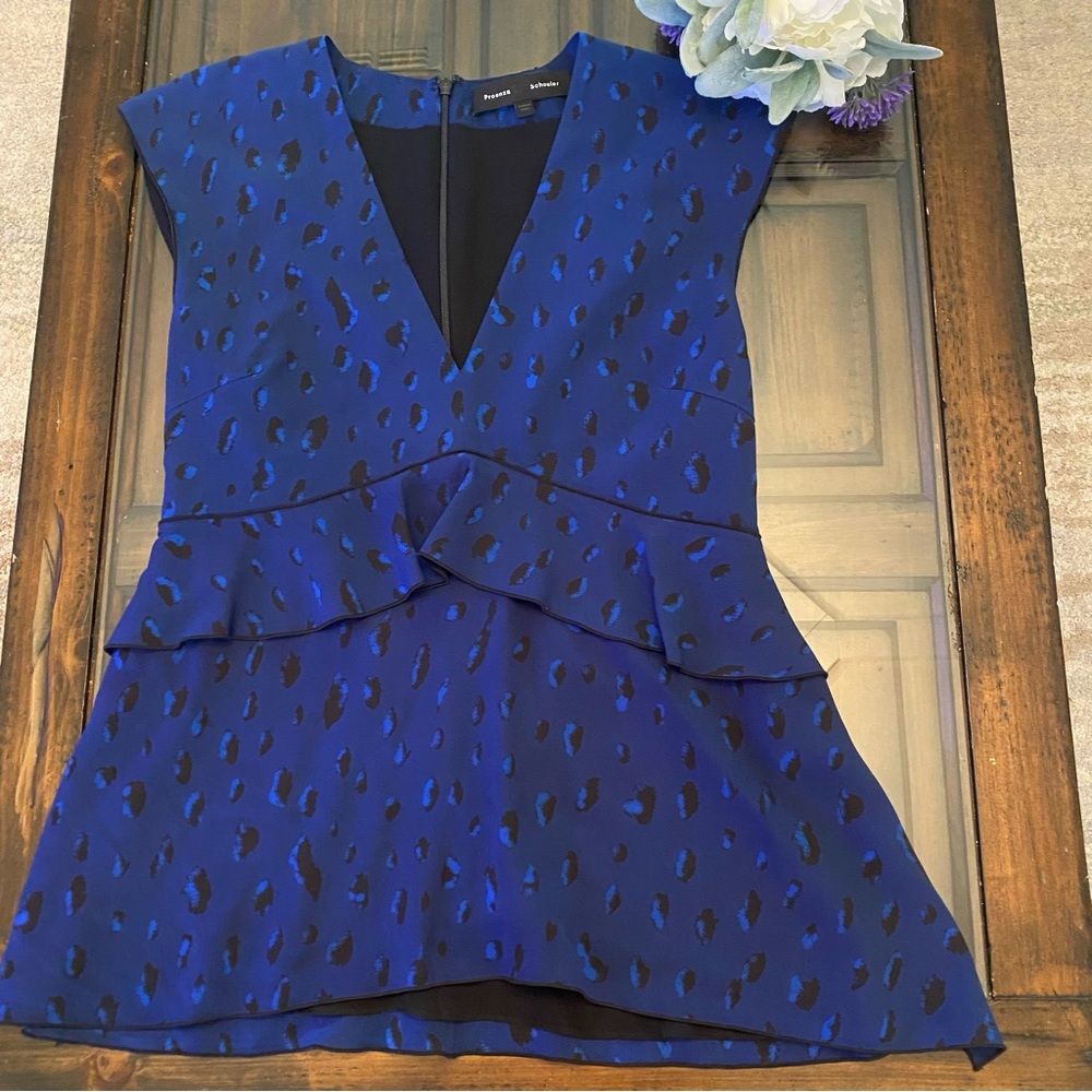Proenza Schouler Silk Deep V Neck Blouse - Picture 4 of 16